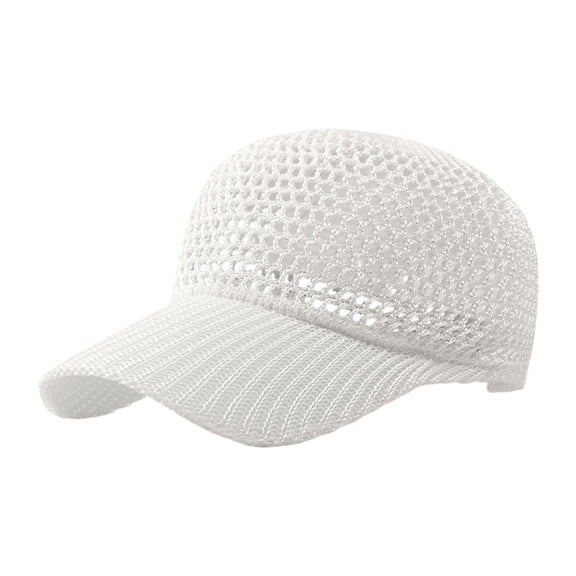 Breathable Crocheted Baseball Cap Dry Lightweight Sun Hat Adjustable Unisex