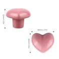 thumbnail image 3 of Pomos de cerámica QUANZHOUTIANDI rosa en forma de corazón 10 piezas, 3 of 5