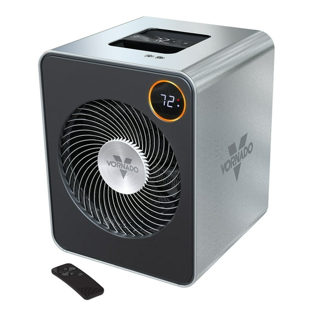 Calentador Vornado VMhi600 para toda la habitación, 1500 W, acero inoxidable