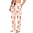 thumbnail image 2 of FORMRS Mens Pajama Pants with Pockets Sleepwear Lounge Bottoms Sizes S-2XL, Hand Drawn Cups, 2 of 7