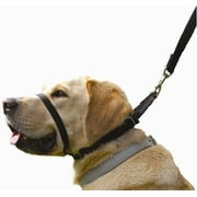 Canny Collar - No Pull Dog Head Training Collar, Black Size 3, 13-15"