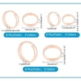 thumbnail image 2 of PH Circle Bead Frame 18K 24K Gold 54pcs 3 Sizes Two Hole Frame Spacer Beads 8/10/12mm Brass Round Connector Ring for Beading Earring Bracelet Necklace Making Gold/Silver/Rose Gold Gold, 2 of 9