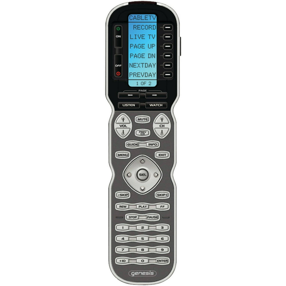 Universal Remote MX900 40Device IR/RF PC Programmable Remote, 418MHz