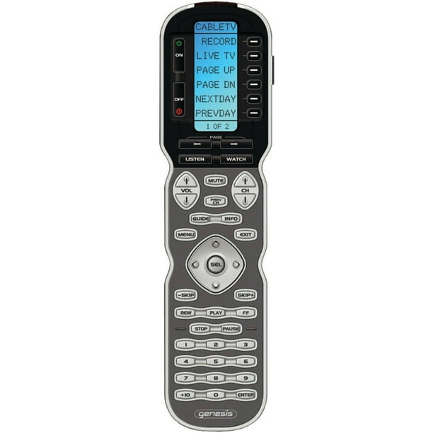 Universal Remote MX900 40Device IR/RF PC Programmable Remote, 418MHz