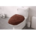thumbnail image 1 of Funda para tapa de inodoro, asiento de felpa extrasuave, lavable, de microfibra peluda, estándar, para baño, lavado y secado a máquina. (50x52cm), 1 of 2