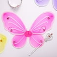 thumbnail image 6 of BLUE PANDA 6-Pack Fairy Wings for Girls - Butterfly Wings for Girls with Rhinestone Embellishments - Costume Fairy Party Pack for Dress-Up, Halloween, and Imaginative Play (6 Vibrant Colors), 6 of 10