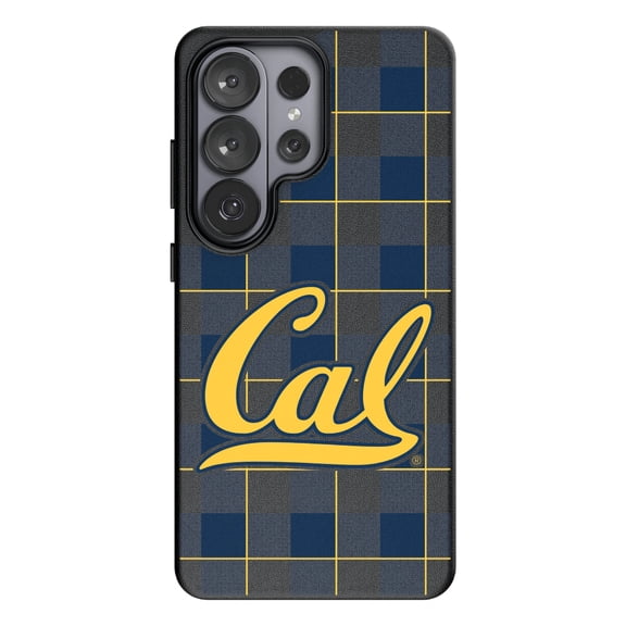 Keyscaper Cal Bears Plaid Galaxy Magnetic Bump Case