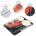 thumbnail image 4 of Yayeee Dish Drying Mat for Kitchen Counter Ultra Absorbent Easy Clean Pad 24x18", Mountains at Dawn, 4 of 7