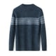 thumbnail image 3 of Suéter de cachemira para hombre, cuello redondo, lana pura, costuras de color, grueso, jersey de invierno, manga larga, cálido para ocio, 3 of 5