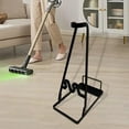 thumbnail image 6 of Universal Vacuum Cleaner Stand Holder Freestanding Metal Rack with Sturdy Base for Balcony Living Room Storage, 6 of 9