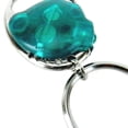thumbnail image 4 of Sweda Stainless Steel Valet Keychain with Red LED Light - Green Body - 1" Split Ring - Lot of 6, 4 of 6