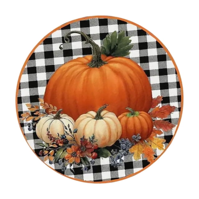 Manteles individuales de otoño, mantel de mesa con temática otoñal, cuadros blancos y negros, mantel de comedor, manteles individuales de cosecha de otoño, diseño trenzado de lino, resistente a las ma
