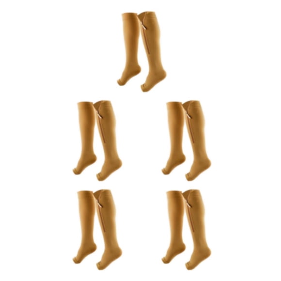 Calcetines de compresión graduados Qarigey para hombres y mujeres efectivos y elegantes multifuncionales Type2 NO2