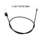thumbnail image 3 of Riwesomey Cable de embrague de cortacésped de Metal reemplazo profesional reemplazo de línea de cable de recortadora de actualización Flexible para Vehículos, repuestos y accesorios Mis Riwesomey VI017617-00B, 3 of 6