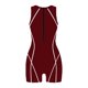 thumbnail image 4 of WILLBEST Traje de Baño Corto para Mujer, Traje de Baño para Mujer, Traje de Baño Corto de Manga Corta, Traje de Baño deportivo con Línea de contraste y Esnórquel para Surf, 4 of 5