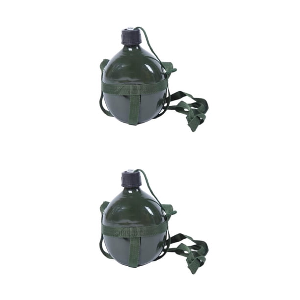 Wosthever Verde Manténgase hidratado en aventuras de camping con botella de agua portátil Actividades al aire libre Metal Type1 NO1