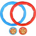 thumbnail image 1 of Adjustable Silicone Pie Crust Shield, 2 Pack Pie Crust Covers for Edges of Pie,Pie Crust Protector Baking Pie Ring Kitchen Tool Fits 8 inch -12 Inch Pie Plate Dish (Blue, Red), 1 of 7