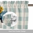 thumbnail image 6 of Truck Sunflower Valance Curtain Spring Watercolor Window Valances Rod Pocket Short Curtains Window Treatments for Kitchen Bedroom Bathroom Laundry 54" x 18", 6 of 9