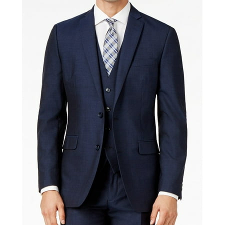 3 Button Coat - Bar III Mens Short Slim Two Button Wool Blazer Jacket