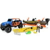 Adventure Force Jeep With Bass Boat Set