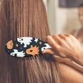 thumbnail image 3 of Colorful Halloween Ghosts Pattern Hair Brush,Girls Detangling Hair Brush,Glide Through Tangles with Ease for Wet & Dry Hair,8.8"X2.8", 3 of 7