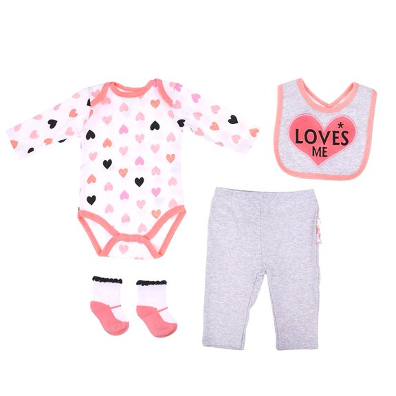 PESSLOK 18 Inch Doll Clothes Outfit, Fashion Multi-Colored Fabric Dress with Cute Bow Accessories, Soft Material