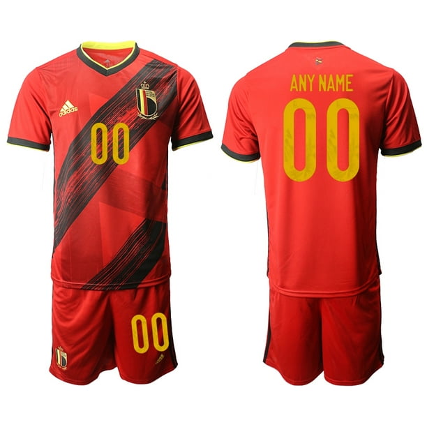 ما هو الانزلاق الغضروفي Men 2021 European Cup Belgium home red customized Soccer Jersey متاهة