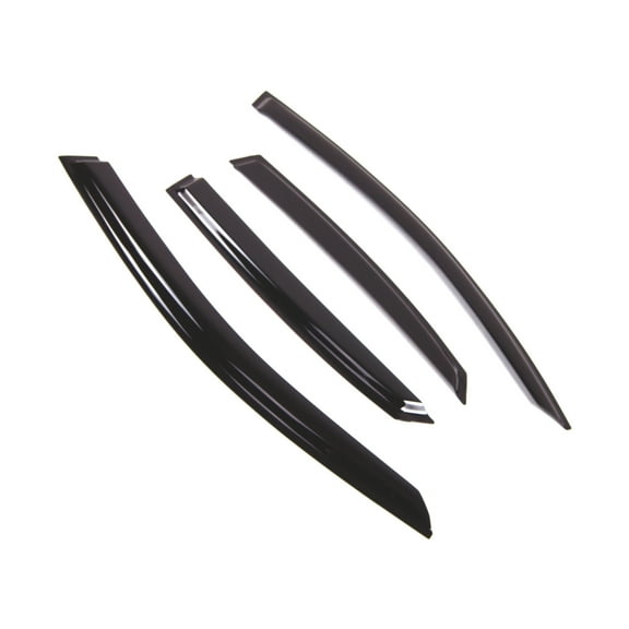 TuningPros Outside Mount Window Visor Deflector Smoke Tinted 4 Pcs Set For 2015-2016 Lexus NX200t NX300