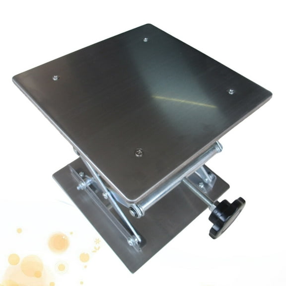 FESTFENDS Adjustable Locking Lift Table Stainless Steel 1Pcs Silver