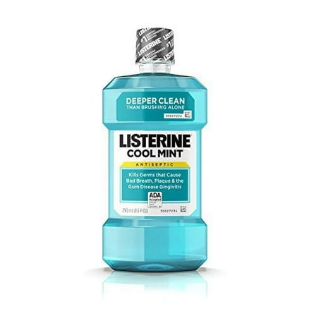 2 Pack Listerine Antiseptic Mouthwash Cool Mint 8.5oz Each