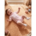 thumbnail image 6 of BemeyourBBs Newborn Baby Boy Girl Summer Clothes 0 3 6 Months Plaid Romper One Piece Outfit Short Sleeve Turn-down Collar Zipper Jumpsuits Shorts, 6 of 9
