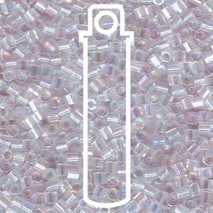 Hex Crystal AB Miyuki Delica Beads 8/0 DBLC-0051-TB