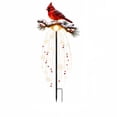 thumbnail image 2 of Cardinal Memory Fountain Solar Pathway Lights Outdoor, Lighted Christmas Decorations, Waterproof Yard Ornament For Lawn Patio Holiday, 2 of 6