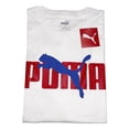 thumbnail image 5 of NWT Puma MSRP $42.99 Cat Overlap Men's White Crew Neck Short Sleeve T-Shirt, 5 of 5
