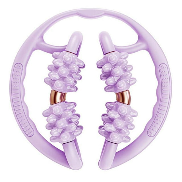 S SERENABLE Rouleau de Massage 8 Roues Sculptant les Jambes pour Sports Femmes avant-Bras Violet