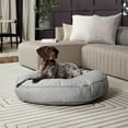 thumbnail image 2 of Happy Hounds Gordie Indoor/Outdoor Round Dog Bed, Large (42"), Heather, 2 of 7