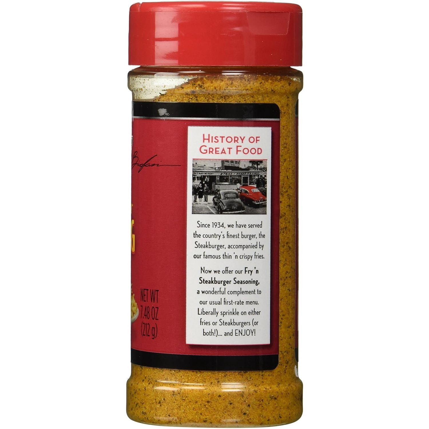 Steak 'N Shake Fry 'N Steakburger Seasoning 7.48 oz (Pack of 2)