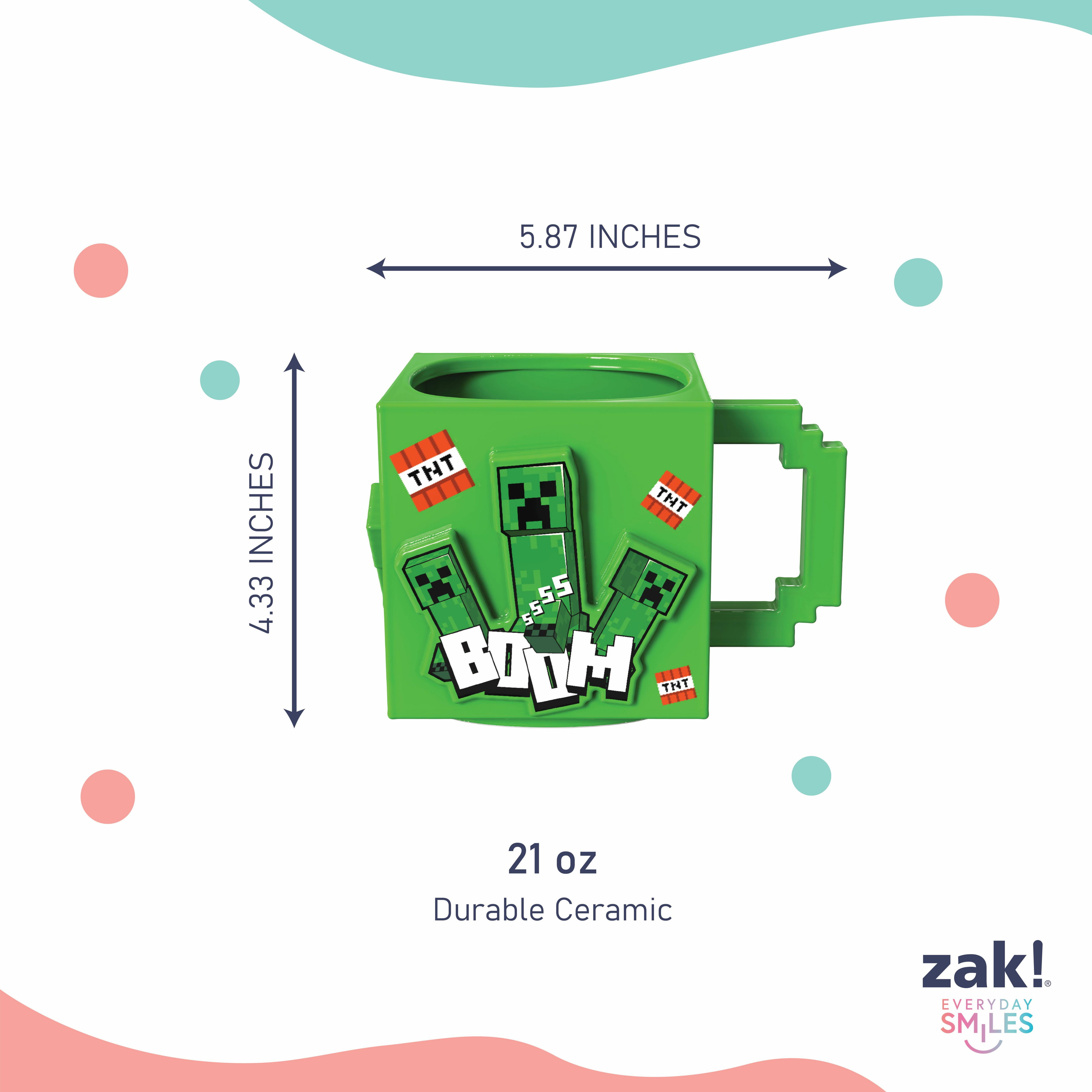 Tasse Sculptée en Céramique Minecraft de Zak Designs