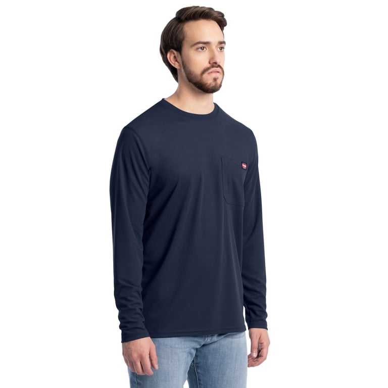 Wrangler Workwear Men's Long Sleeve Performance Pocket Shirt photo 5