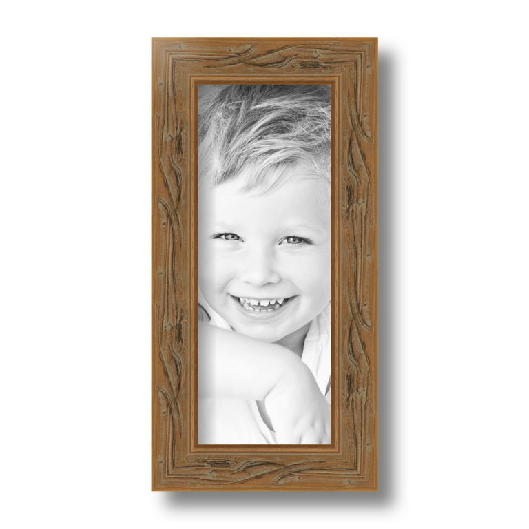 ArtToFrames 4x10 Inch Black Picture Frame, This 2.00 Inch Custom Wood  Poster Frame is Matte Black with Beads - Comes with Regular Glass and  Corrugated