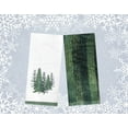 thumbnail image 6 of The Big One Mountain Mist White Green Bath Hand Towels 2-Piece Bathroom, 6 of 8
