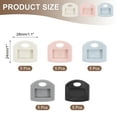 thumbnail image 2 of Uxcell Key Caps Set, 25 Pcs 1 Inch Tags Identifiers Covers Key Head Protectors Key Tags Labels 5 Color, 2 of 7