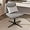 grey, variant on Armless Criss Cross Chair Comfy Cross Legged Home Office Desk Chair Computer Chair Vanity Chair for Makeup Room, Living Room Chairs (Cream)
