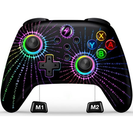 ESYWEN Switch Pro Controller for Nintendo Switch 2, Lite, OLED with Ambient Light, Turbo, Programmable,for Christmas Gift