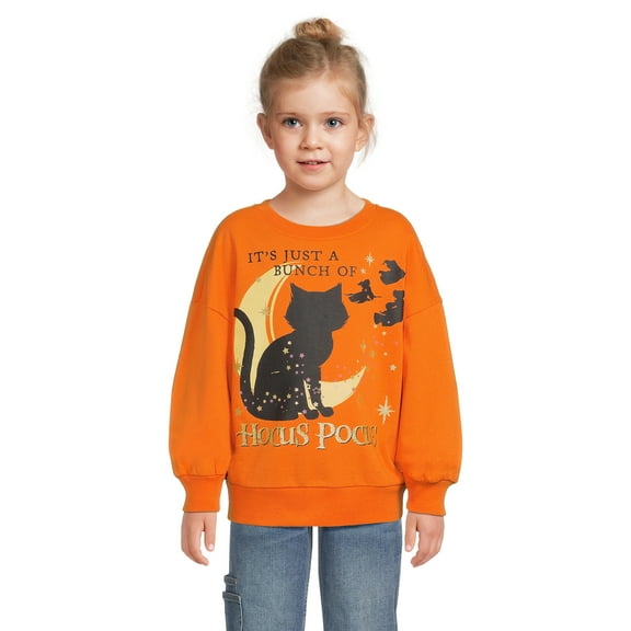 Hocus Pocus Girls Halloween Sweatshirt, Sizes 4-16