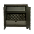 thumbnail image 4 of Chaucer Medium Brown 2 Door Wine Accent Cabinet, 4 of 7