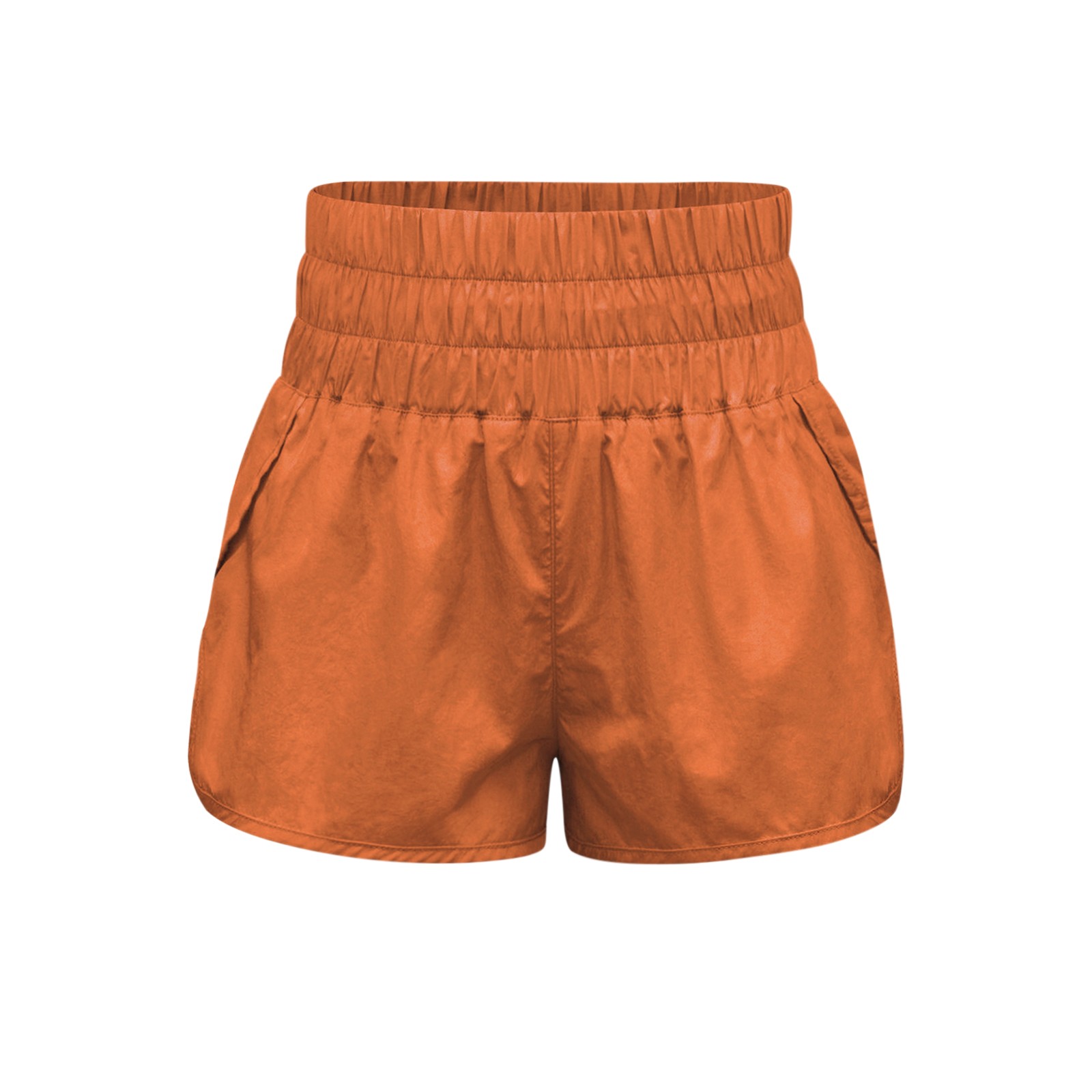 Womens Running Quick Dry Shorts Workout Elastic Waist Yoga Pants Sports