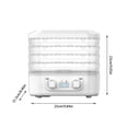 thumbnail image 6 of home freeze dryer for food preservation Food Dehydrator Machine, Digital Multi-Layer Dryer with Adjustable Temperature for Kitchen Use, 6 of 9