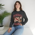 thumbnail image 5 of Baseball Mama Women's Sweatshirt, Mom Sports Sweatshirt, 5 of 5
