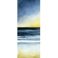 thumbnail image 2 of Popp, Grace 8x14 Gold Ornate Wood Framed with Double Matting Museum Art Print Titled - Layered Sunset Triptych I, 2 of 4